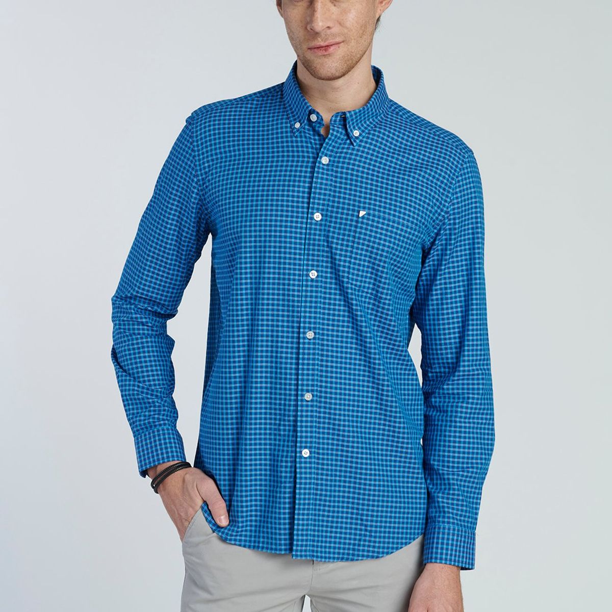 NEW MAN - Camisa York Azul New Man