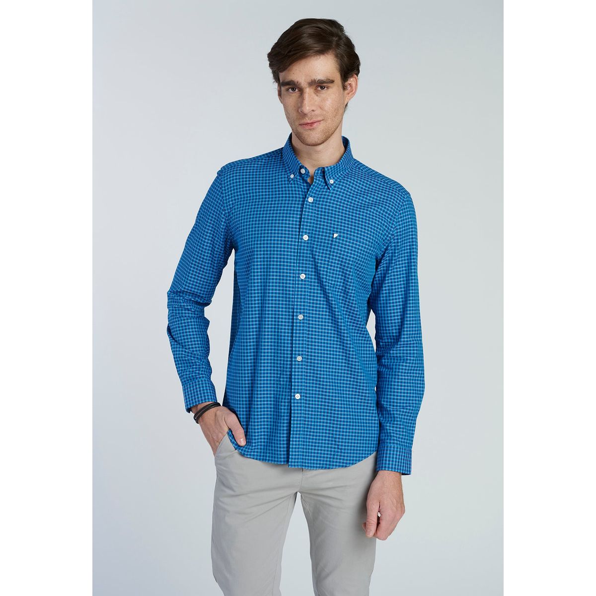 NEW MAN - Camisa York Azul New Man