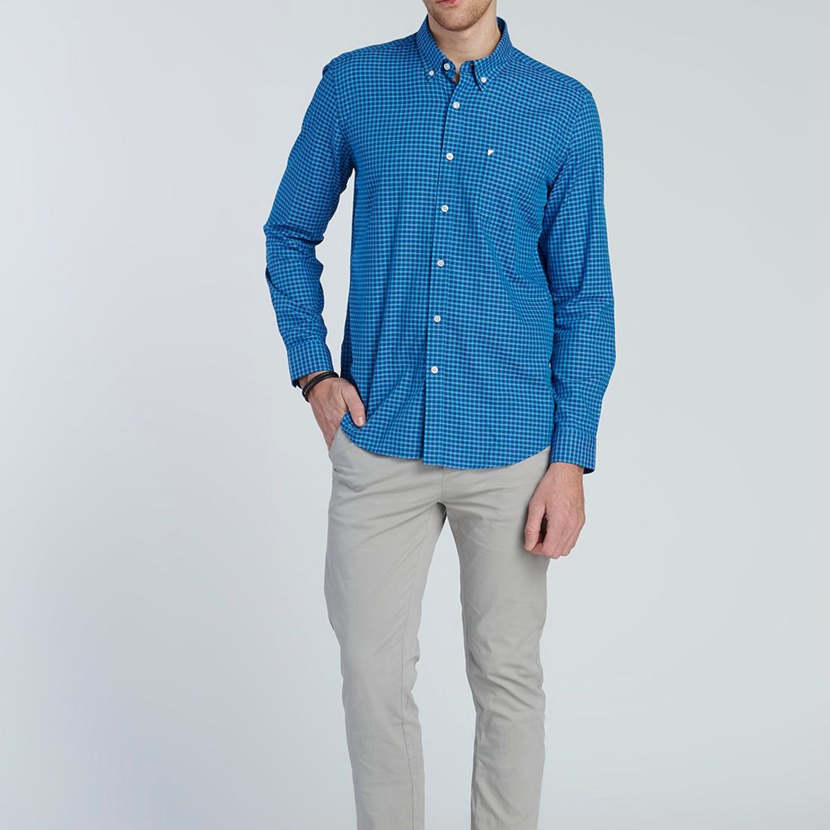NEW MAN - Camisa York Azul New Man