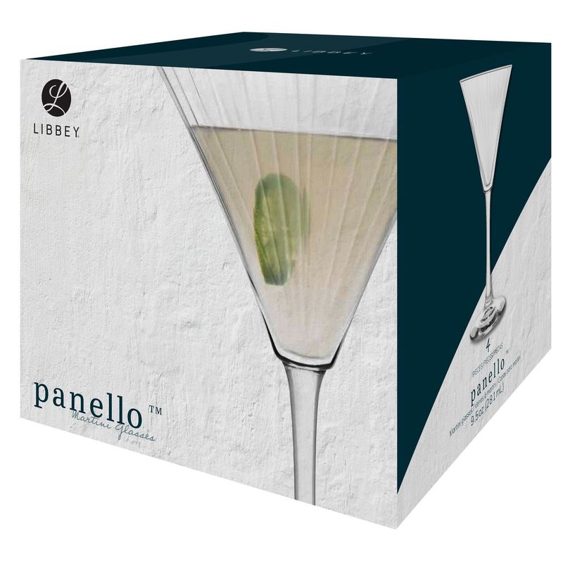 LIBBEY - Set 4 Copas Martini Panello 280 Ml-libbey