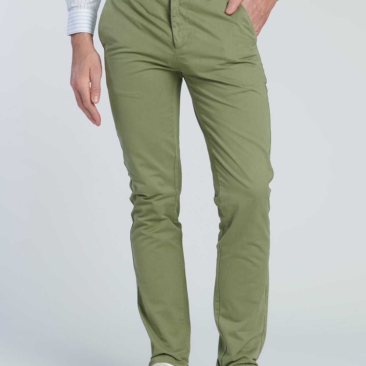 NEW MAN - Pantalon Lille Café New Man