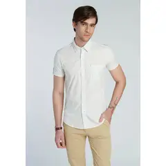 NEW MAN - Camisa Aylesbury Blanco
