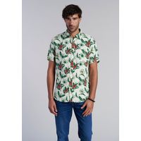 Camisa Estampada Dublin Fj Beige