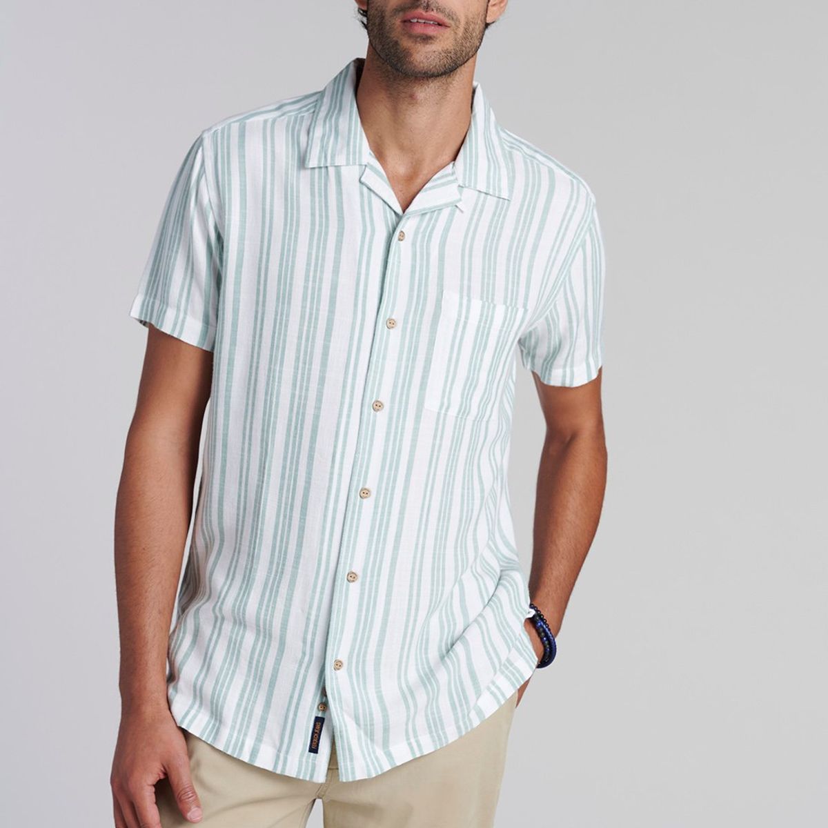 FEROUCH - Camisa Listada Sport Fj Verde Ferouch