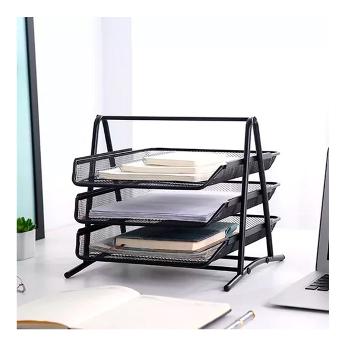 GENERICO - Bandeja Organizador de Documentos Escritorio 3 Niveles