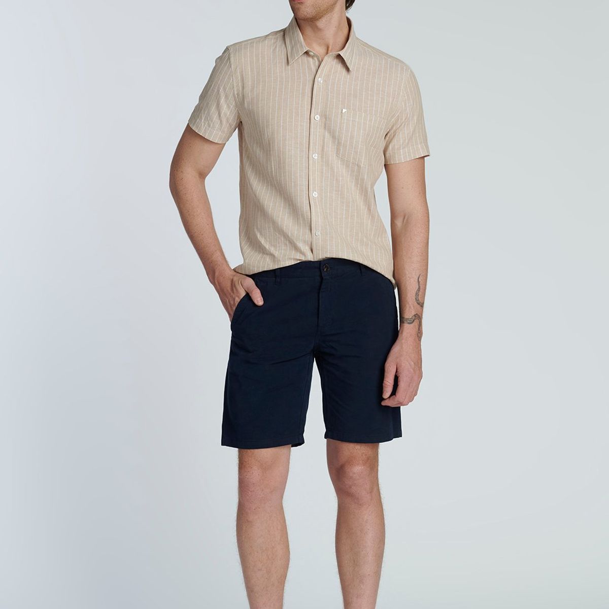 NEW MAN - Bermuda Mandarin Azul New Man