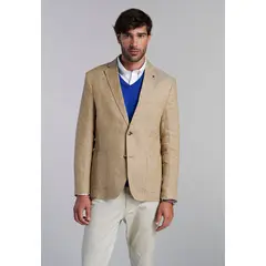 FEROUCH - Blazer Lino Montana F Café