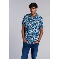 Camisa Estampada Ohio Fj Azul