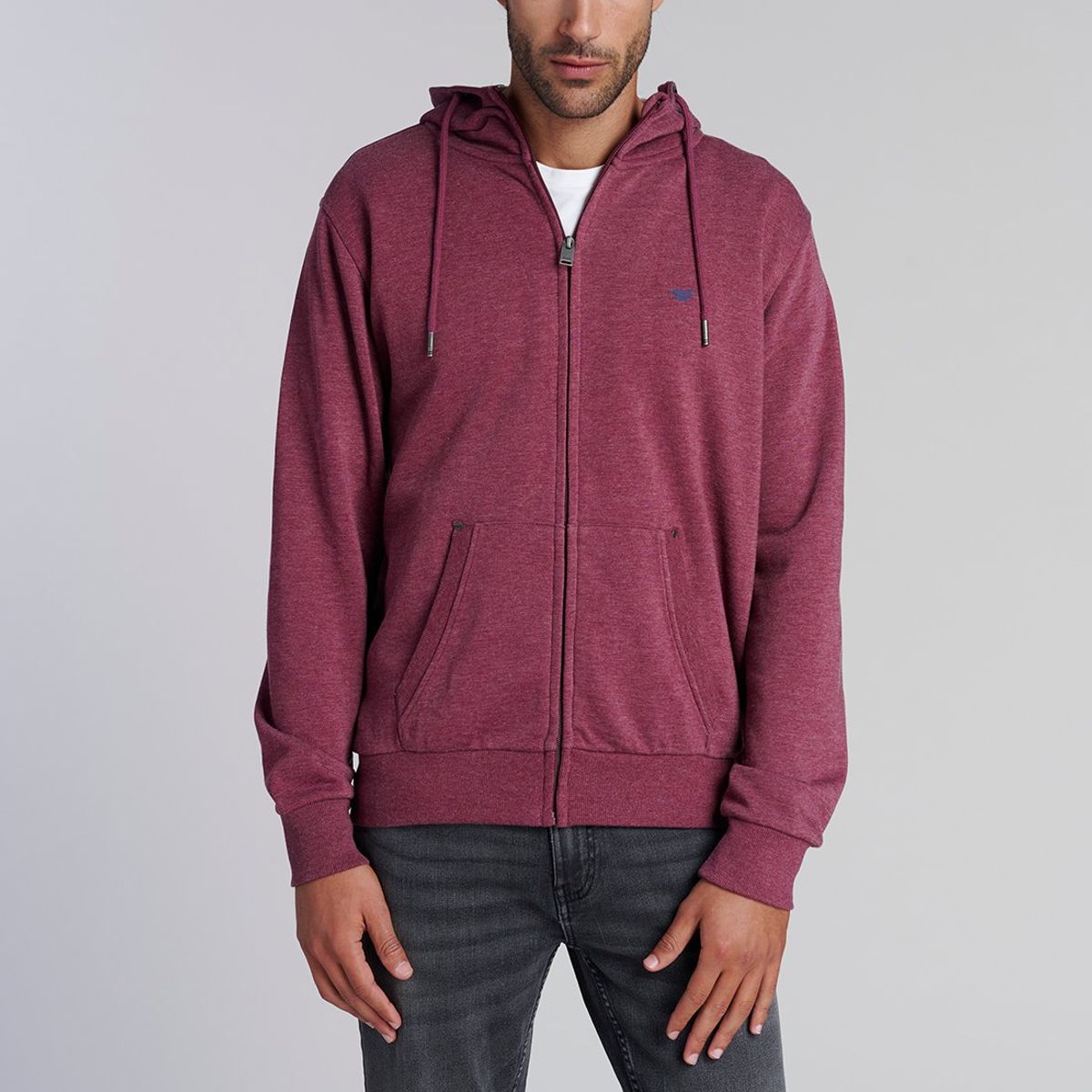 FEROUCH - Poleron Basico Massachussets Rojo Ferouch