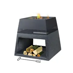 IGPRO - Fogón Parrilla A La Piedra Piramide 59x59x59cm