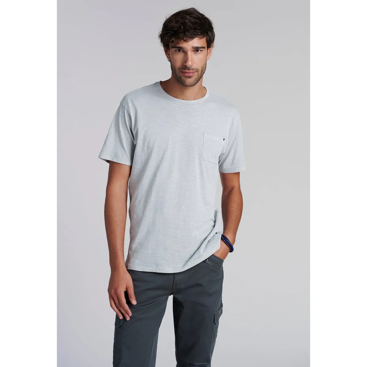 FEROUCH - Polera Bolsillo Boston Beige Ferouch