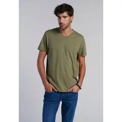 FEROUCH - Polera V Neck Alaska Verde