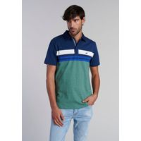 Polera Polo Rayas Chicago Verde