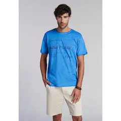 FEROUCH - Polera Seattle Celeste
