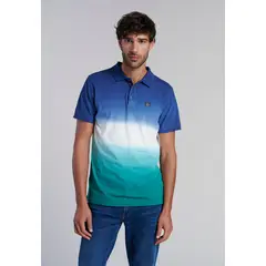 FEROUCH - Polera Polo Clear Water Azul