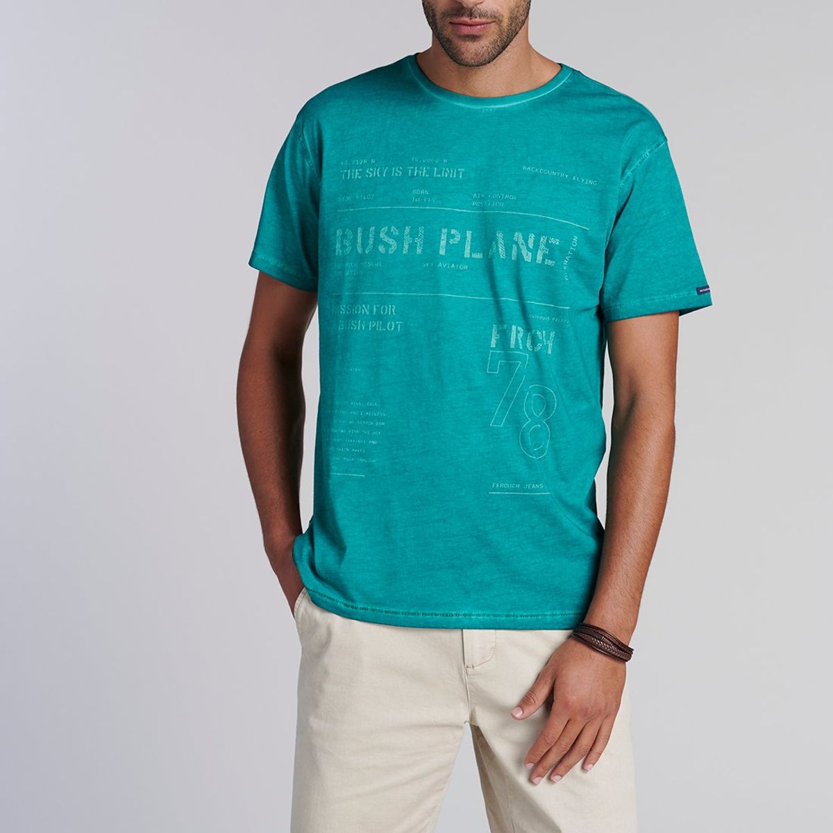FEROUCH - Polera Seattle Verde Ferouch