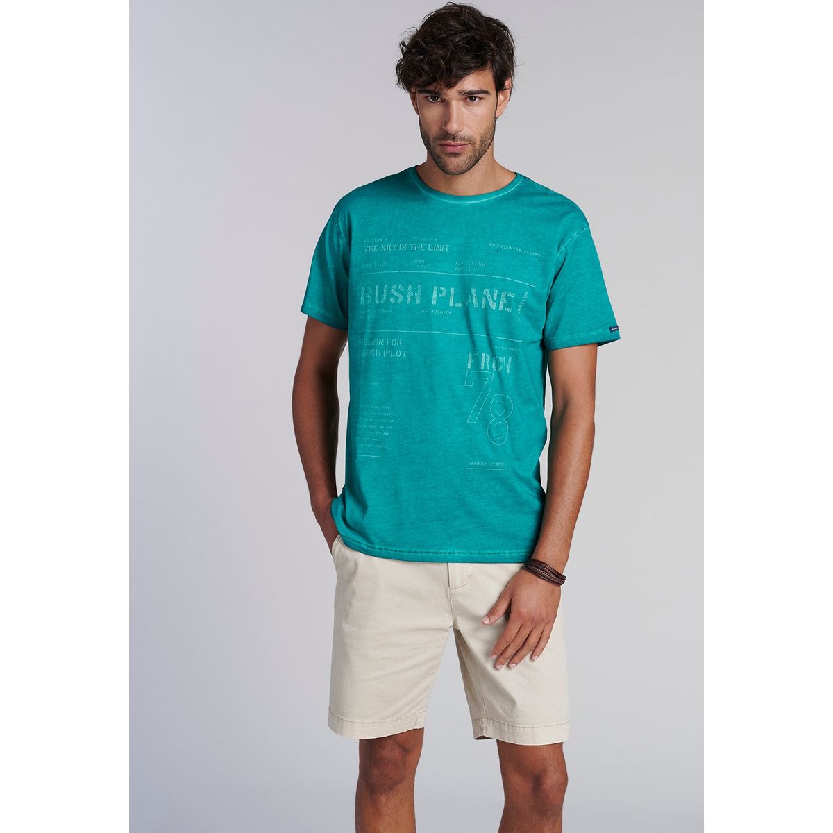 FEROUCH - Polera Seattle Verde Ferouch
