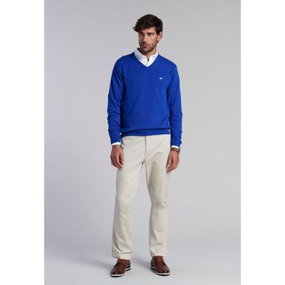 Imagen 2 del producto Sweater V Neck Solido F Azul