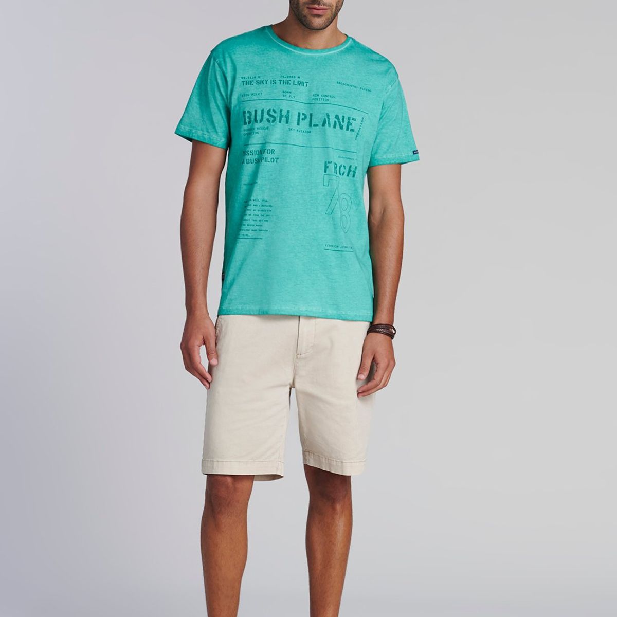 FEROUCH - Polera Seattle Verde Ferouch