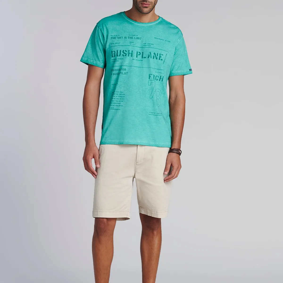FEROUCH - Polera Seattle Verde Ferouch
