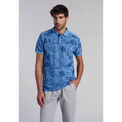 FEROUCH - Polera Polo Miami Azul