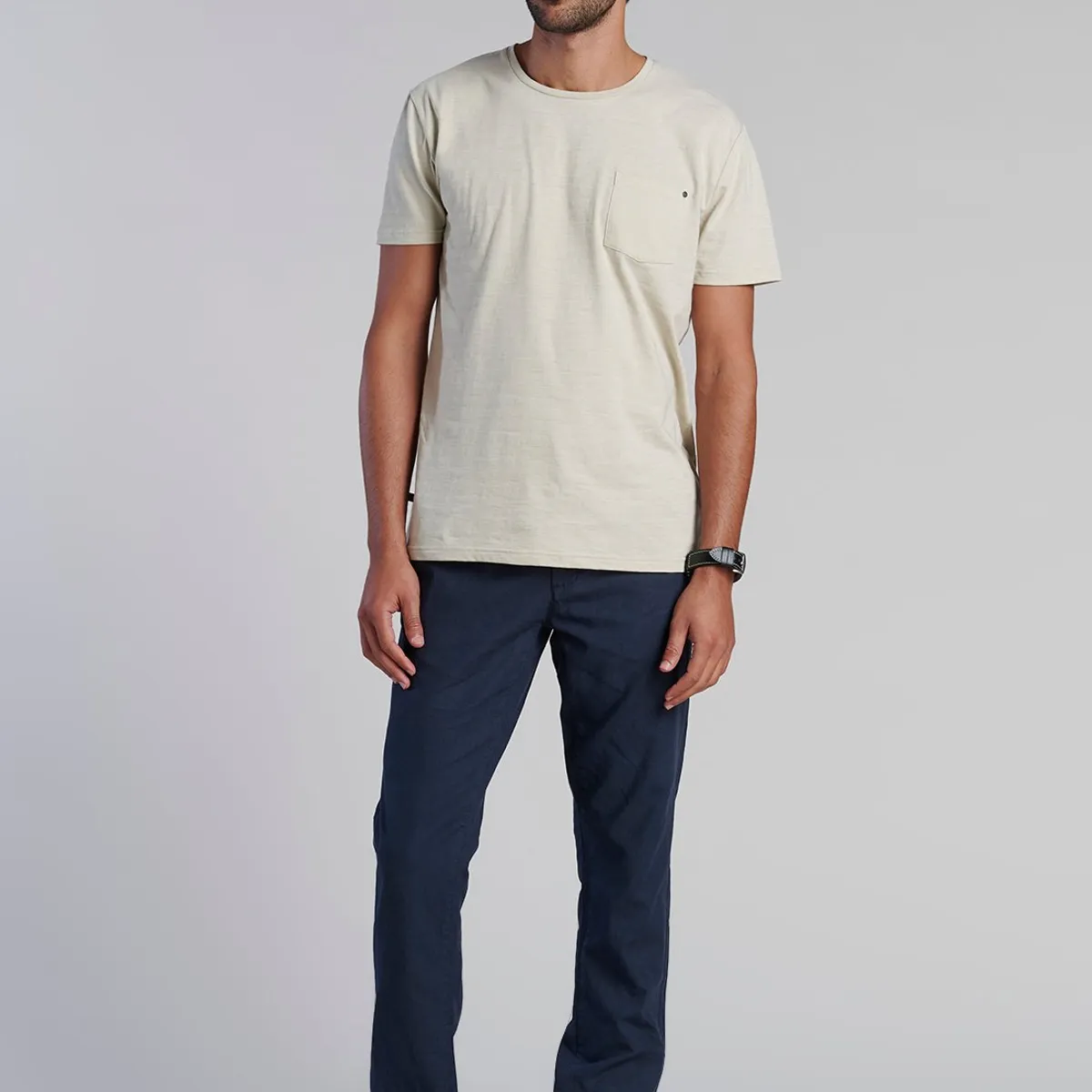 FEROUCH - Polera Bolsillo Idaho Beige Ferouch