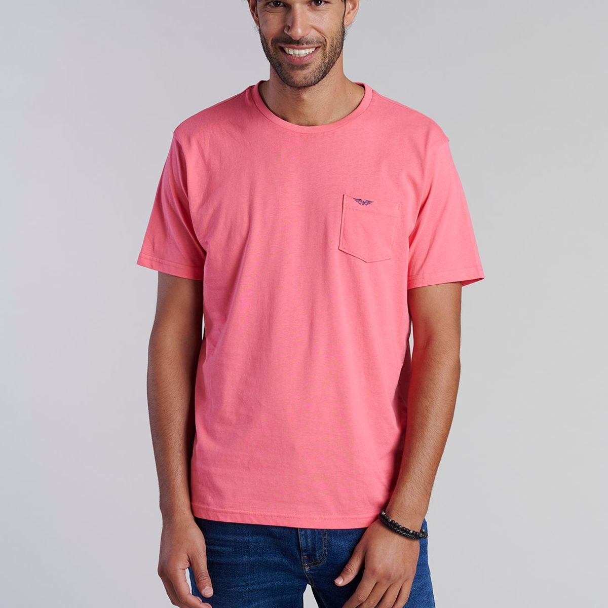 FEROUCH - Polera Bolsillo Houston Rojo Ferouch