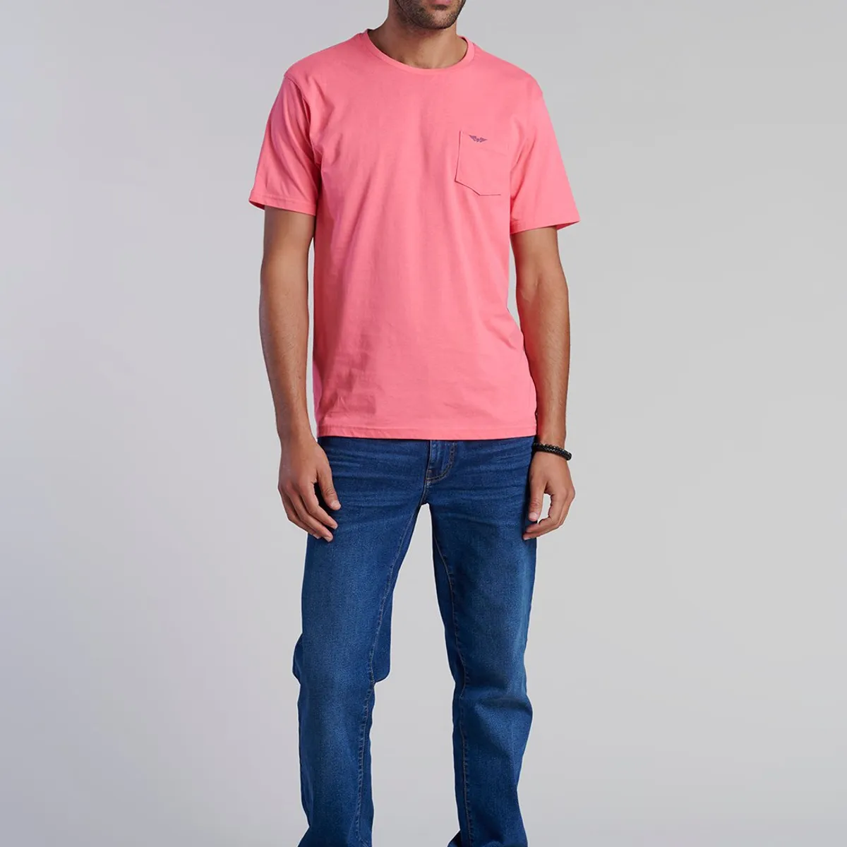 FEROUCH - Polera Bolsillo Houston Rojo Ferouch