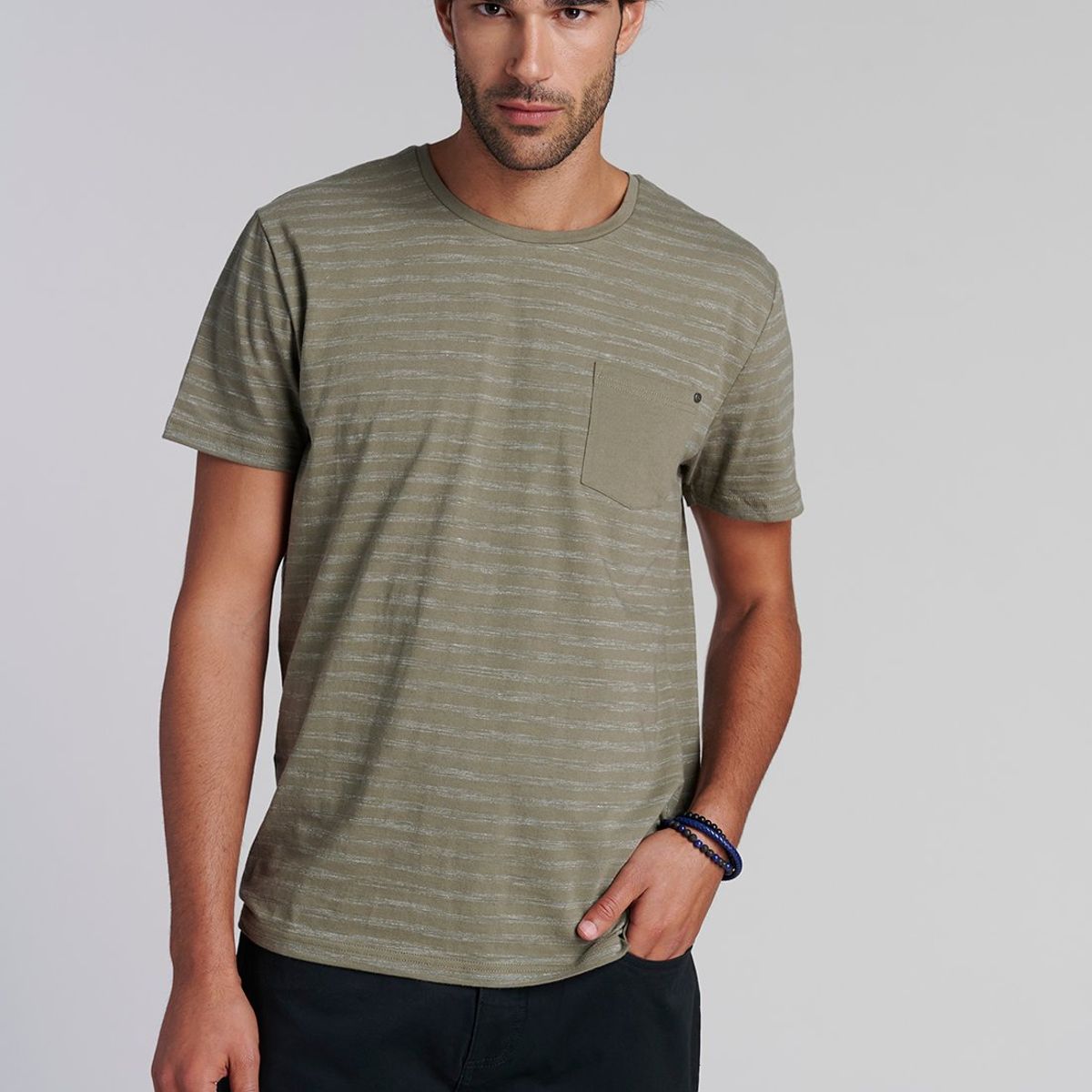 FEROUCH - Polera Bolsillo Idaho Verde Ferouch