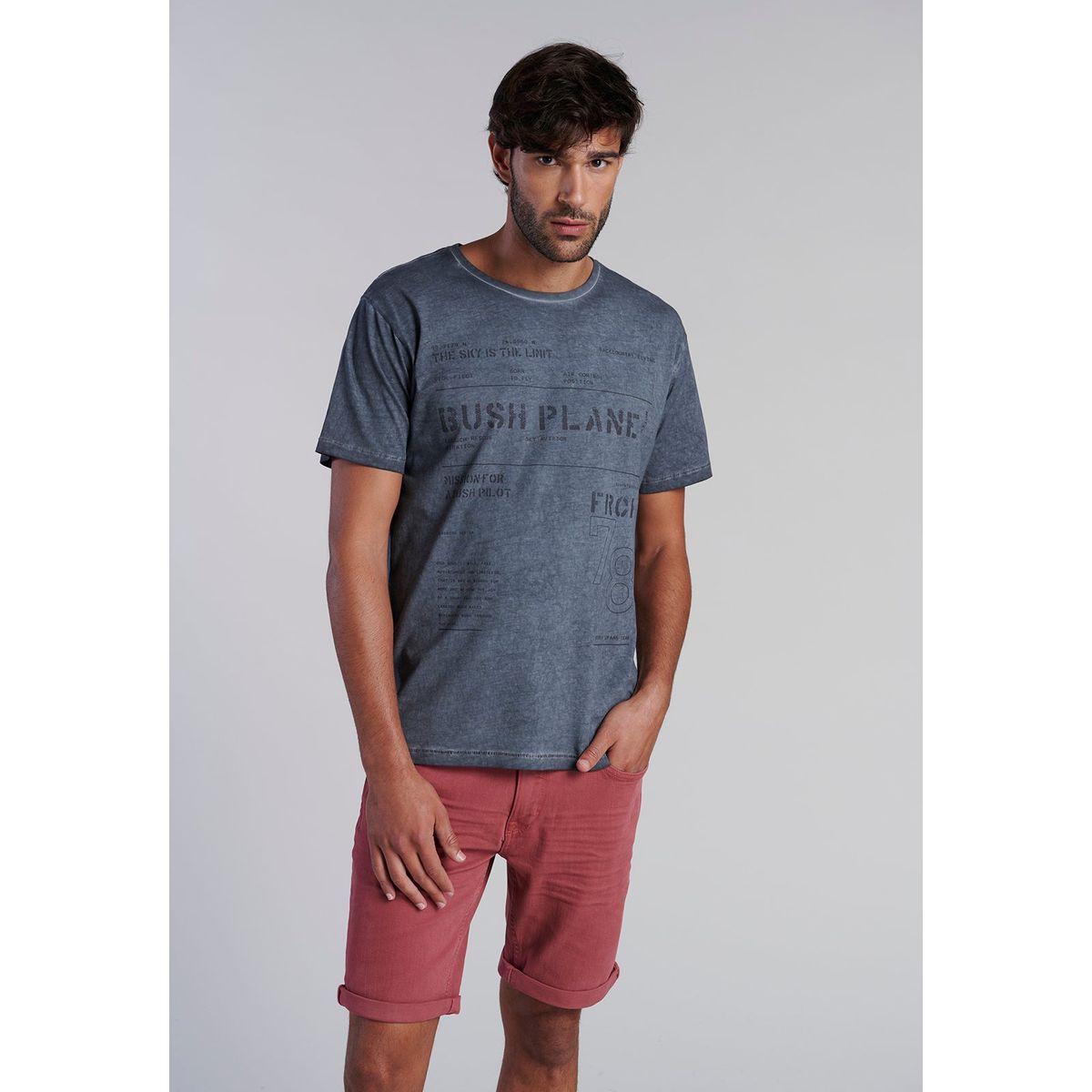 FEROUCH - Polera Seattle Gris Ferouch