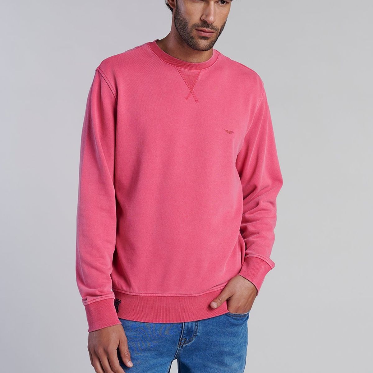 FEROUCH - Poleron Crew Neck Anaheim Rojo Ferouch