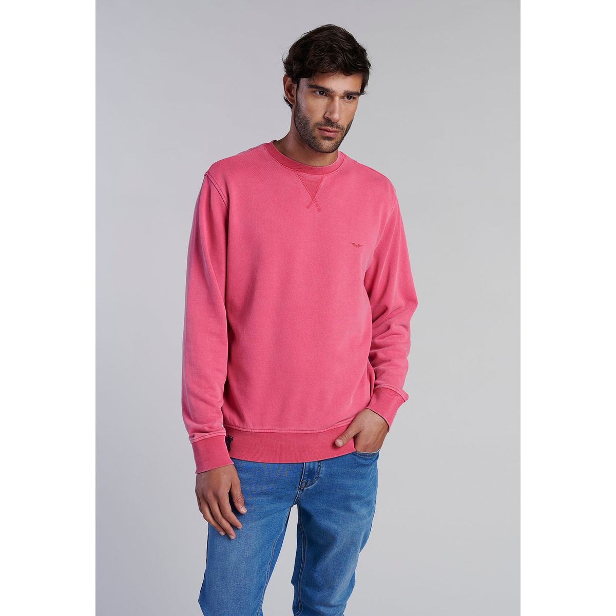 FEROUCH - Poleron Crew Neck Anaheim Rojo Ferouch