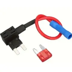 GENERICO - Porta Fusible Mini Seguridad Adaptador 24v + 1fusible