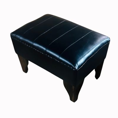 Imagen 2 del producto Banqueta Lineal Negro Eco Cuero 60x40x40 Rimar