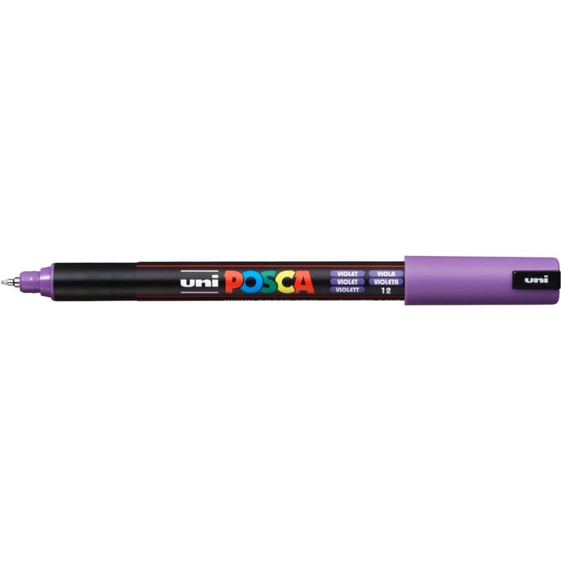 MITSUBISHI - Lapiz Posca Pc-1mr Violeta Punta Fina 07mm