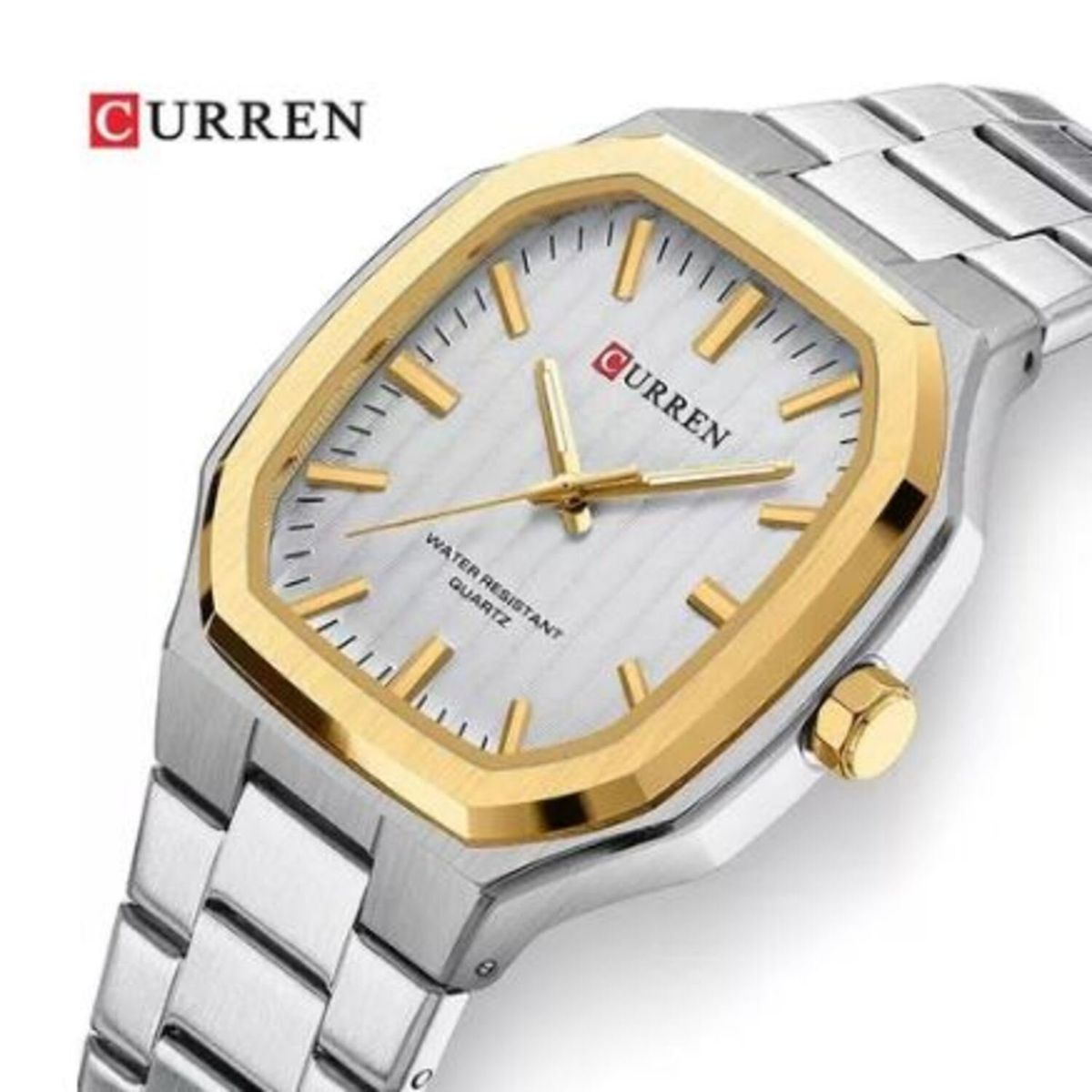 CURREN - Reloj Curren KREe0504 8458 Cuarzo Plata