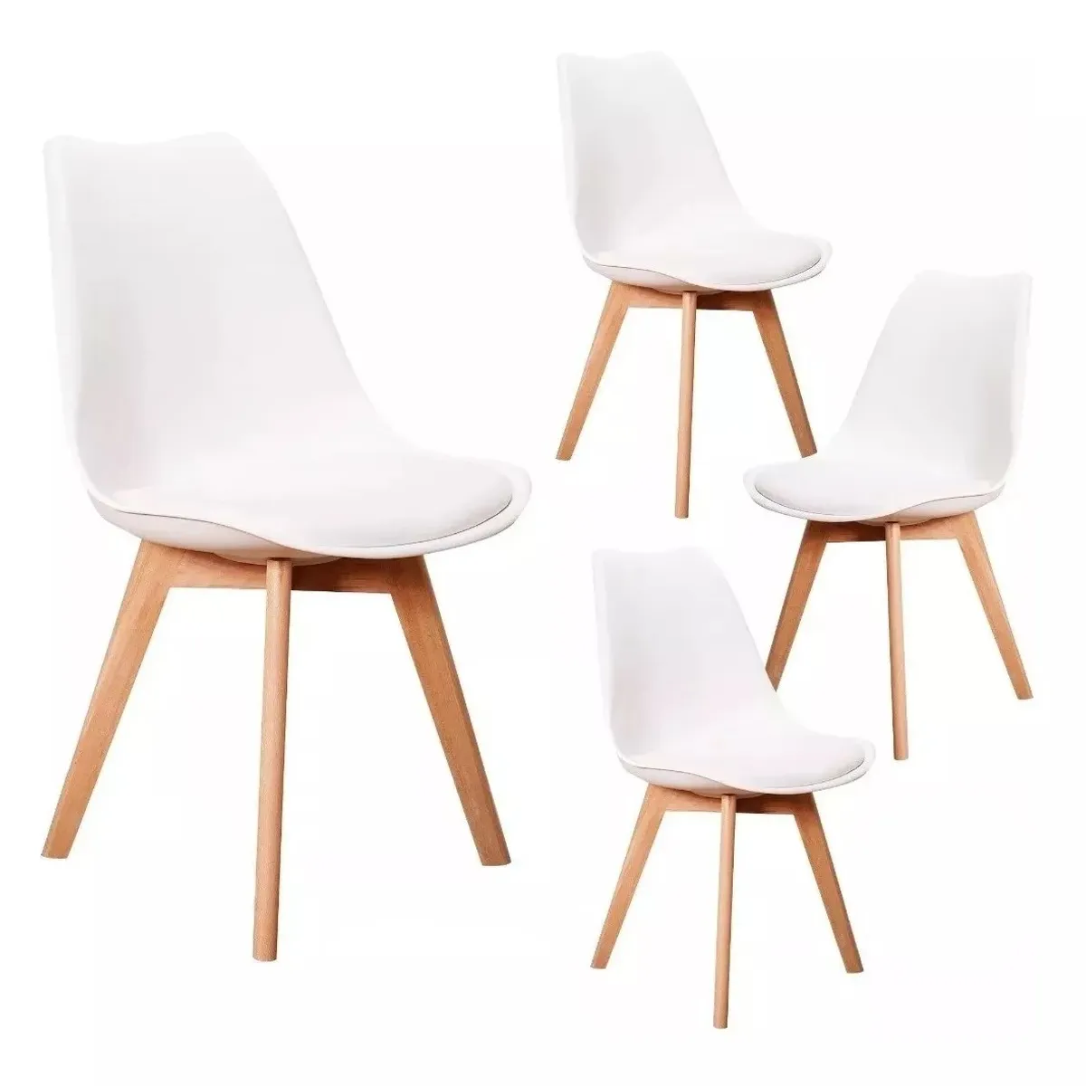 GENERICO - Comedor Bianca 140cm -Blanco 4 puestos…