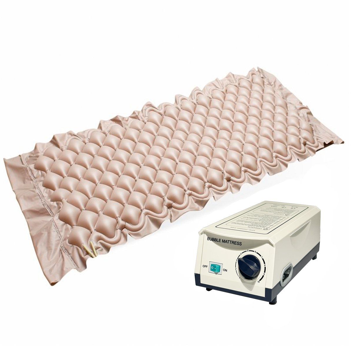 ONEDER - Colchón Antiescaras Con Motor 1 Plaza + Kit de Reparación