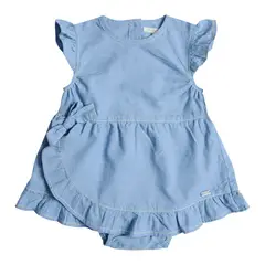 EXCEPTION - Vestido Body Mezclilla Bebé Niña