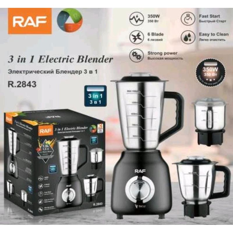 GENERICO - Licuadora 3 en 1 RAF R.2843