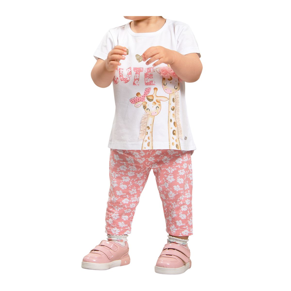 EXCEPTION - Conjunto Polera y Calza Bebé Niña Exception