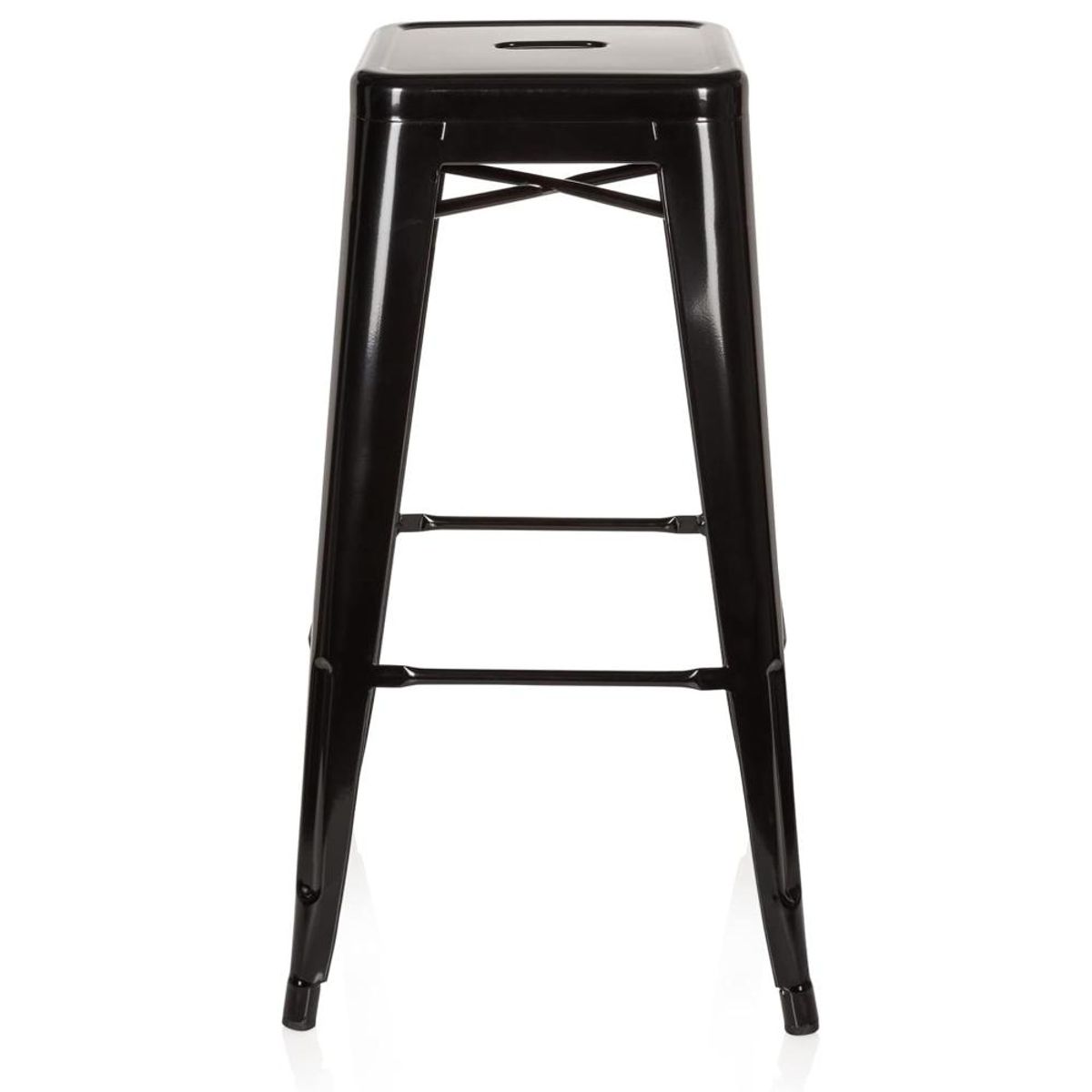 ITAHOME - PISO DE BAR METAL TOLIX NEGRO