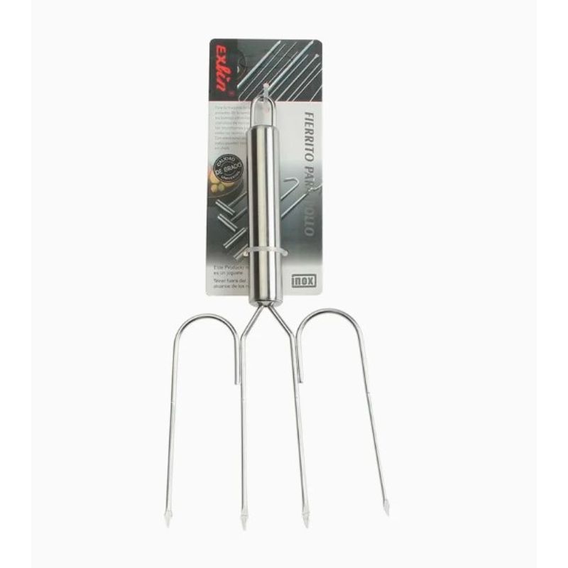 GENERICO - Tenedor Para Pollo 24 Cm