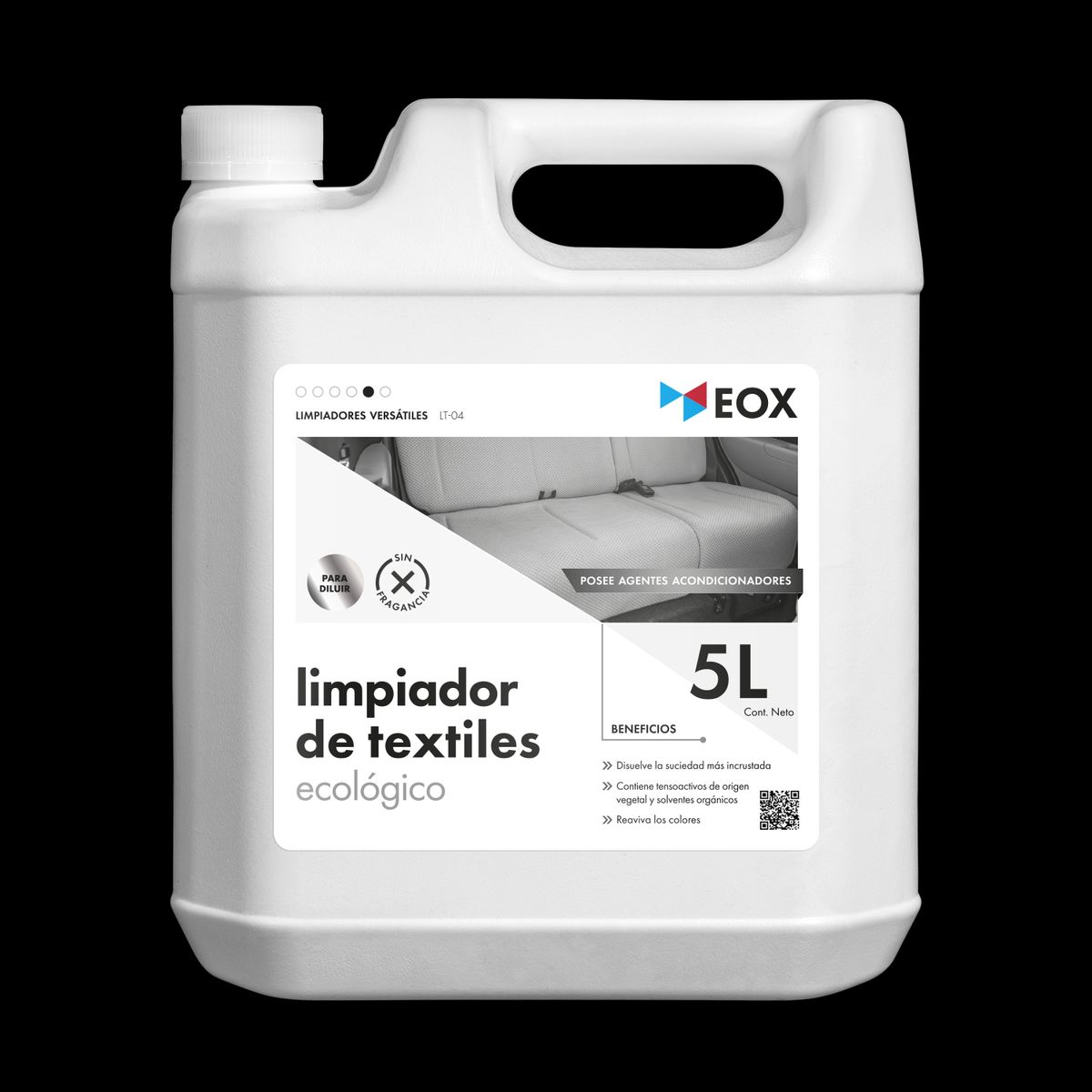 GENERICO - Limpiador de Tapices y Textiles Eco Para Diluir EOX 5 L
