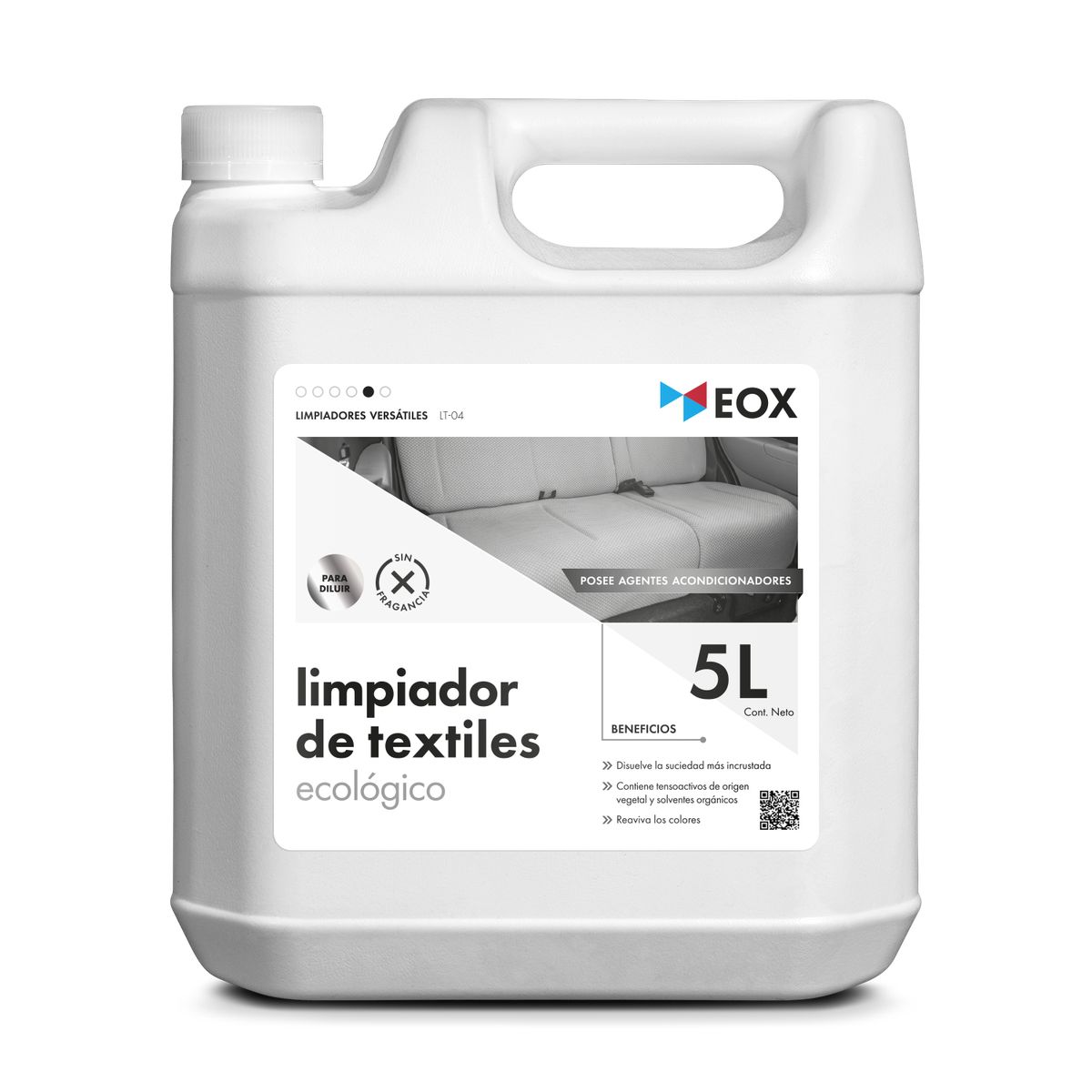 GENERICO - Limpiador de Tapices y Textiles Eco Para Diluir EOX 5 L