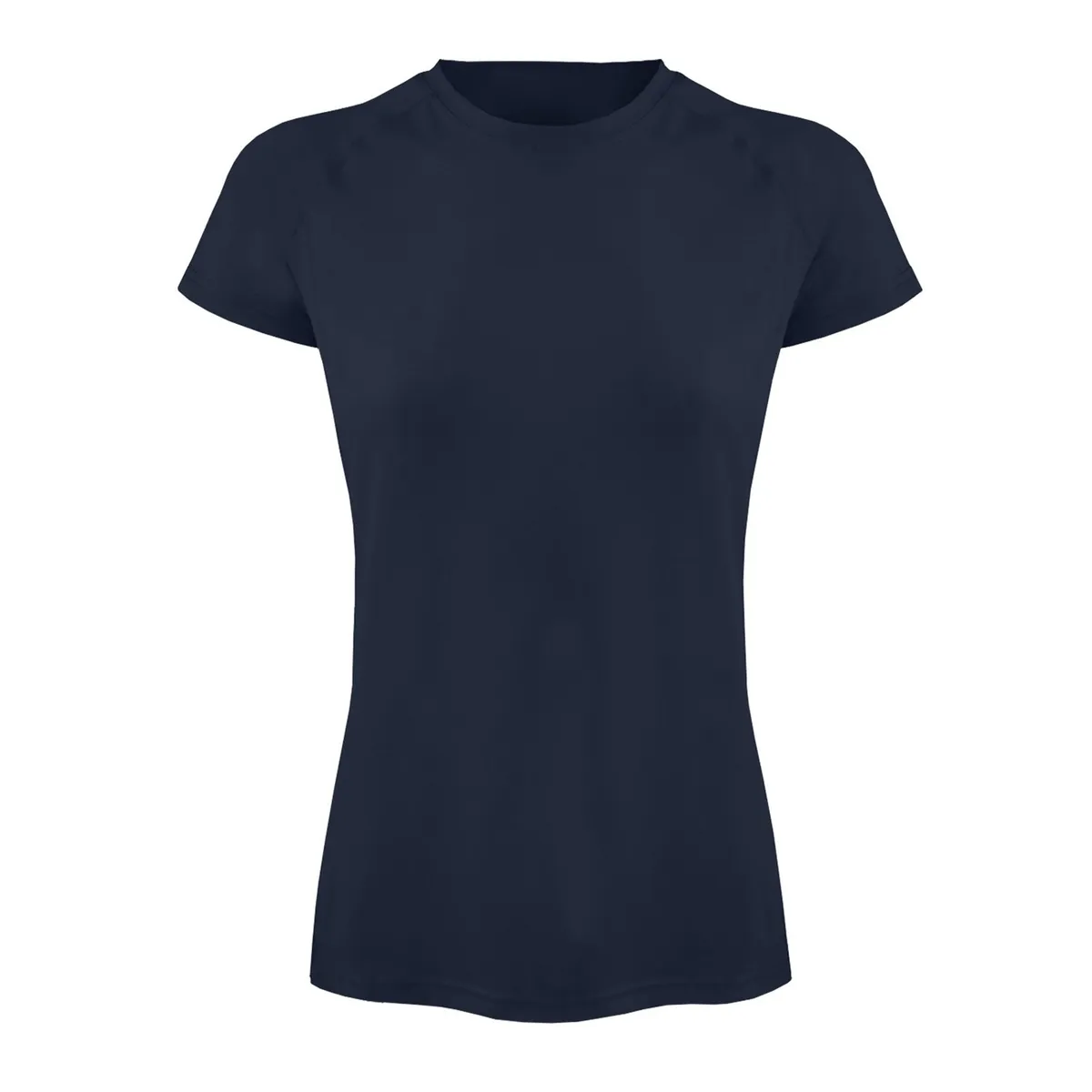 ANDESLAND OUTDOOR APPAREL - Polera Dry Fit Manga Corta Bangsi Essential Azul Mujer