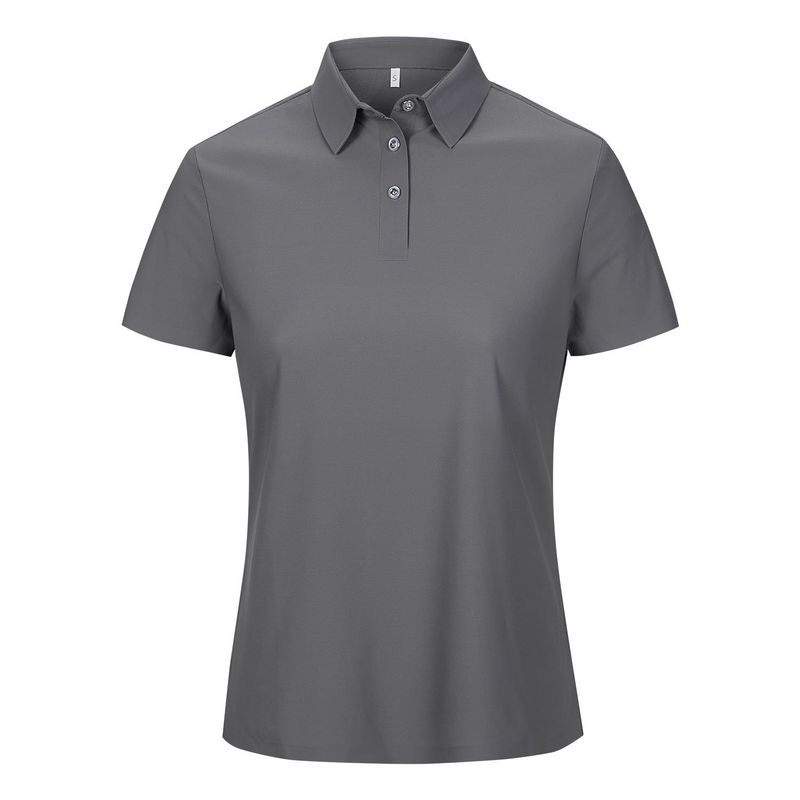 ANDESLAND OUTDOOR APPAREL - Polera Dry Fit Ultra Manga Corta Ruppell Grafito Mujer