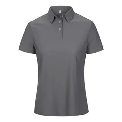 ANDESLAND OUTDOOR APPAREL - Polera Dry Fit Ultra Manga Corta Ruppell Grafito Mujer
