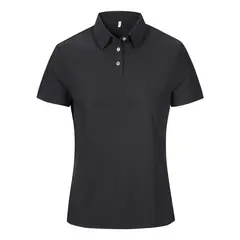 ANDESLAND OUTDOOR APPAREL - Polera Dry Fit Ultra Manga Corta Ruppell Negro Mujer