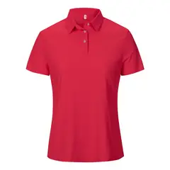 ANDESLAND OUTDOOR APPAREL - Polera Dry Fit Ultra Manga Corta Ruppell Rojo Mujer